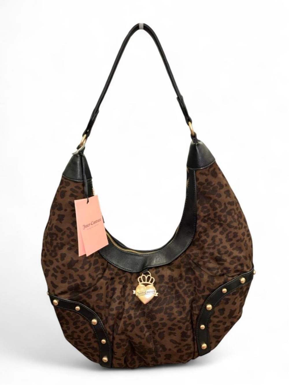 Juicy Couture “Retro Glam Hobo/Coho” Bag, Chocolate Leopard